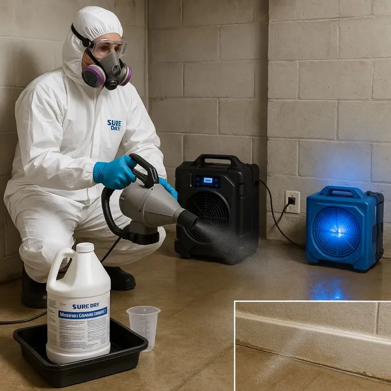 Sanitization and Odor Removal process in Lake Hallie, WI