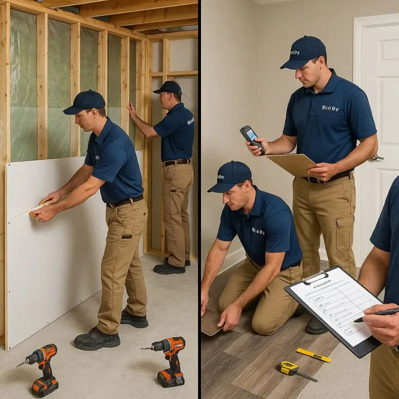 Repairs and Reconstruction process in Lake Hallie, WI